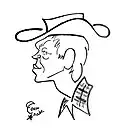 Caricature de Steve McQueen