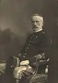 Le général danois Carl Adolph Schroll, 1900-1910.