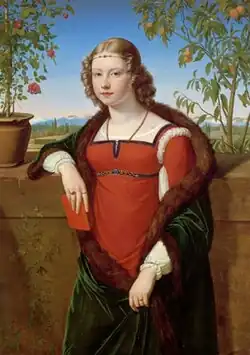 Fürstin Leopoldine Karoline Palffy, née Gräfin Kaunitz-Rietberg, (1818).