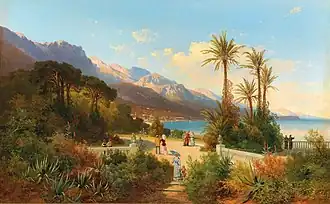 Été sur la Côte d'Azur par Carl Hasch (vers 1890).