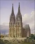 Vue idéalisée de la cathédrale de Cologne, 1834–1836
