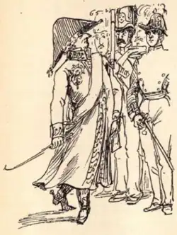 Charles XIV Jean inspecte ses troupes.