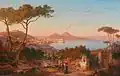 Vue sur la baie de Naples