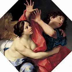 Joseph et la femme de Putiphar,de Carlo Cignani.