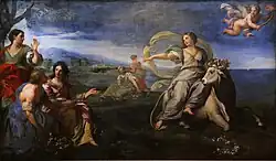 Carlo Maratta, l’enlèvement d’Europe, 1680-1685
