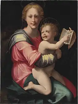Vierge à l'Enfant avec un livre d'heuresVente Christie's New York 2014