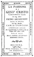 Musique de Carlo Spontoni, Bologne, 1788