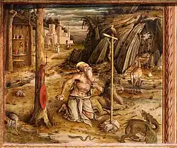 Saint Jérôme au désert.