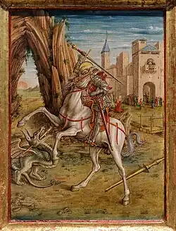 Saint Georges et le dragon.