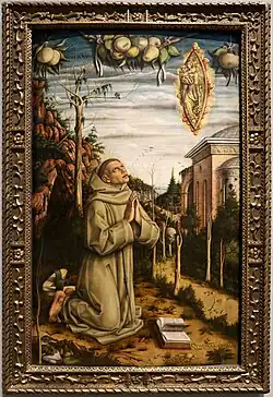 Beato Gabrielle Ferretti peint par Carlo Crivelli, 1489, National Gallery de Londres