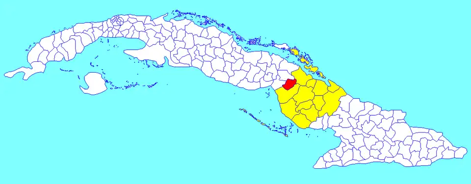 Municipalité de Céspedes dans la province de Camagüey