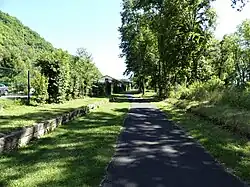 La voie verte en direction de Cazoulès.