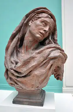Mater Dolorosa de Jean-Baptiste Carpeaux (terracotta, 1869-70)