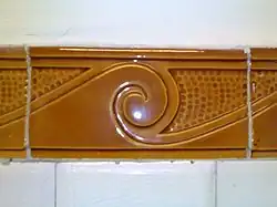 Carrelage typique du réseau Nord-Sud, pour une station sans correspondance.