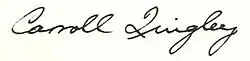 signature de Carroll Quigley