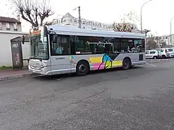 Le GX 127 no&nbsp;899 du réseau Valbus en gare de Franconville - Le Plessis-Bouchard.
