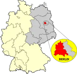 Localisation de l’Oberliga Berlin