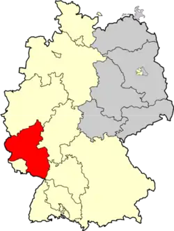 Territoire de l'Oberliga Südwest 1950-1951