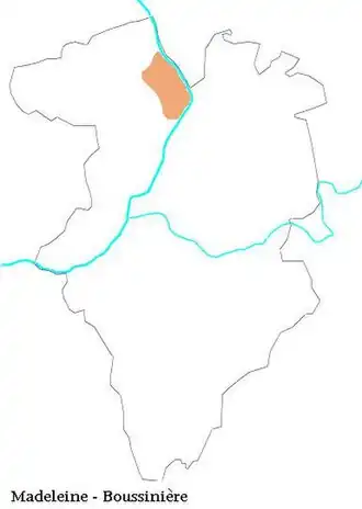 Localisation de Boussinière-La Madeleine