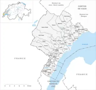 Localisation de District de Nyon