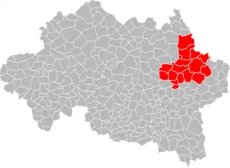 Localisation de Communauté de communes Val de Besbre - Sologne Bourbonnaise