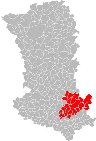 Localisation de Communauté de communes du Mellois
