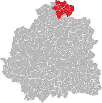 Canton de Saint-Christophe-en-Bazelle