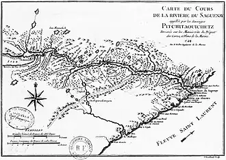 Carte de Nicolas Bellin