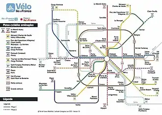 illustration de Réseau Vélo Île-de-France