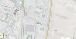 Carte du site du Tumulus de la Motte des Justices sur geoportail.gouv.fr