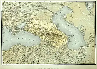 Carte générale du Caucase (1847)