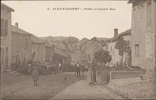 Vue historique de la Petite et Grande Rue.