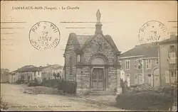 Carte postale représentant la Chapelle de Damas-aux-Bois.