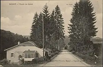 Dinozé : route de Hadol.