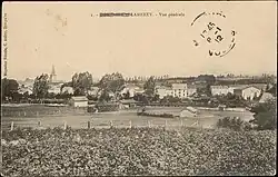 Carte postale représentant une vue générale de Lamerey, entre 1880 et 1945.