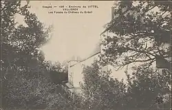 Fossés du château du Grésil.