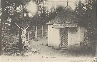 La chapelle du suisse (carte postale Adolphe Weick.).