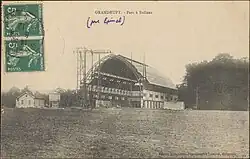 Carte postale représentant le parc à ballons de Grandrupt, entre 1880 et 1945.