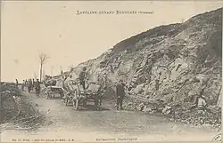 Ancienne carrière d'extraction granitique. Collection Les Cols des Vosges, entre 1880 et 1945.
