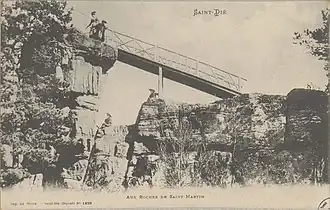 Aux roches de Saint-Martin (fonds photographique Ad. Weick).