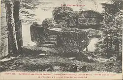 Roches des Cailloux (carte postale Adolphe Weick).