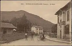 L'ancienne gare entre 1880 et 1945.