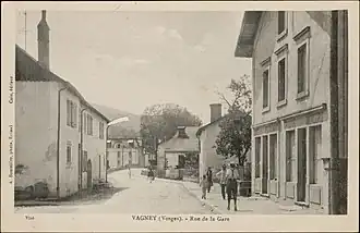 Rue de la Gare (actuelle Rue Michel Collinet).