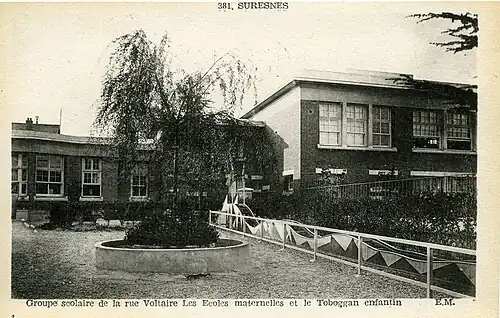 Les écoles maternelle et élémentaires.