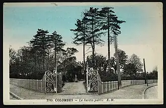 Carte postale - Colombes - Le Jardin public - 9FI-COL 98.