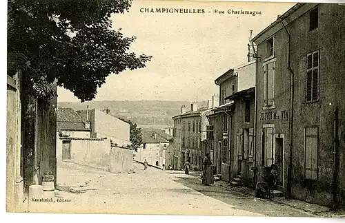 Rue Charlemagne, carte postale ancienne, 1913-1930