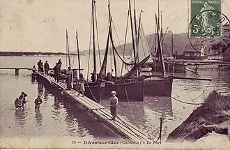 Le port en 1909.