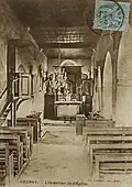 Intérieur de l'église de Nauroy