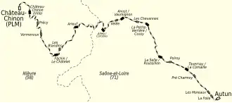 Image illustrative de l’article Chemin de fer d'Autun à Château-Chinon