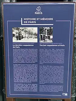 Cartel installé en 2024 sur le boulevard Arago.